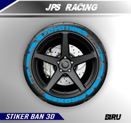 Sticker Ban / Font Ban Motor / Tire Bomb / 3D stiker ban TOYO TIRES Sticker Velg 3D JP04