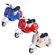 JAVIER Mini Motorcycle, Miniature Inertia Motorcycle Model, Portable Vehicle Toy Pull-back Diecast S