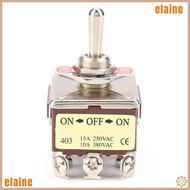 ELAINE ​​3 Position Switch​​, ON//ON Three-position Rocker Control High Current Capacity Controller 