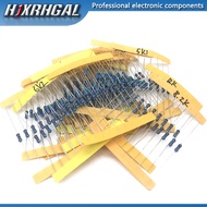 24valuesX10pcs=240pcs 1/4W 0.25W 1% 4.7k-68k Metal Film Resistor component diy kit package new and o