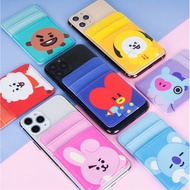 BTS BT21 Official Stickable ReStickable Phone Case Card Pocket 2Card Design(Ready Stock)