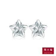 CHOW TAI FOOK 18K 750 White Gold Earring P151435