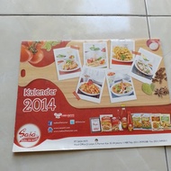 kalender 2014 Sasa beserta resep masakan
