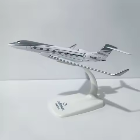 JASON TUTU Gulfstream G650 Aircraft Diecast 1/200 Scale Planes G650ER Airplane Model Plane Model Dro