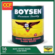 Boysen Quick Dry Enamel White 16 Liters DXNj