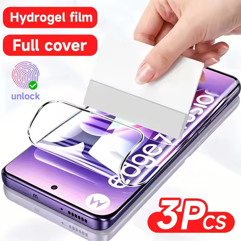 1-3PCS Full Cover Hydrogel Film For Motorola Moto G17 G86 G96 G56 G64 G35 G85 G75 Screen Protector F