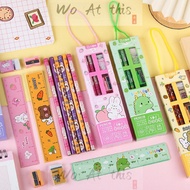 5 in 1 Kids Stationary Stationery Set School Student Birthday Present Gift Set Pencil Door Gift 铅笔套装