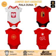 [Special Edition 2026 World Cup] Baby Clothes Jumper Romper Jumsuit Baby Newborn 0-12 Months Cute Ch