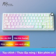 Bàn Phím Máy Tính RK R65 RGB Wireless Bluetooth Mechanical Keyboard Gaming Ergonomic 3-in-1 Wired Wi