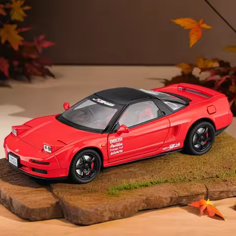 1:24 HONDA Acura NSX MK1 NA1 Alloy Sports Car Model Diecast Metal Track Racing Car Vehicles Model So