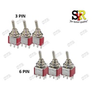 Toggle Switch 3pin 6Pin SPDT DPDT ON-ON