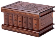 Puzzle Box, Wooden Puzzle Box, Secret Box, Puzzle Holder, Escape Room in a Box with Hidden Compartme