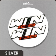 WIN 100 EmblemGTR 2 PCS 3D Embossed Honda WIN 100 Logo Motorcycle Accessories