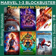 [PENDRIVE MOVIE USB] BLOCKBUSTER ALL COLLECTION | HD | MARVEL QTY 23 | PACKAGE A