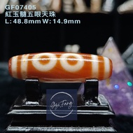Dzi🇲🇾 紅玉髓五眼天珠 5-Eyed Dzi GF07405