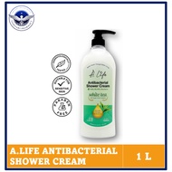 A.LIFE ANTIBACTERIAL WHITE TEA SHOWER CREAM (1 LITRE) READY STOCKS