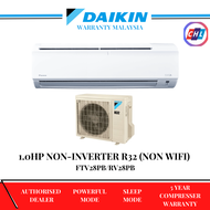 DAIKIN R32 1HP AIR COND (SMART WIFI) FTV-28PB/RV-28PB-3WM-LF  (Ready Stock+Fast Shipping)