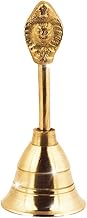 Karrmas Nitya Naag Ghanti Brass Bell for Puja and Prayer | Handcrafted Temple Decor Item | Tradition