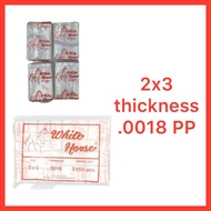 PACKAGING PLASTIC BAG PP CLEAR | 2×3" | 5×7" | 6×8"| FOR REPACKING 100PCS PACK