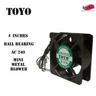 TOYO 4'/ 6'/ 8' Axial Fan with Ball Bearing TM-120S1B-18W-A240D