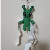 IKEA // Alien Doll Keychain Aflonspraf AFTONSPARV Size 10 cm.