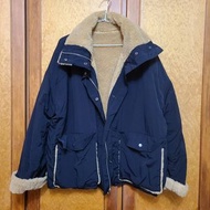 小我私服 黑色 雙面外套 毛絨絨保暖 防風大口袋  泰迪熊冬天必備多功能外套1500板橋可以自取