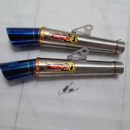 Daeng sai 4 Canister only pipe 51mm for raider 150 tmx 155 wave 125 xrm 125 mio i 125