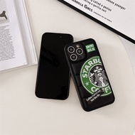 Trendy brand Starbuck Goddess colorful leather down jacket can be used for iPhone 15 14 13 12 Pro Max 11 Pro Max X XR XS 7 8 plus shockproof high quality case