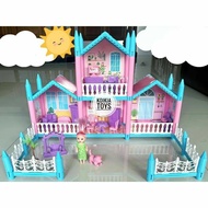 DIY Children's Toys Assemble Dollhouse Dream House Girls' Toys Doll House SNI