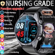 2025 New Nursing Level Pulse Therapy Health Smart Watch Men's ECG+PPG Blood Pressure and Lipids CES 