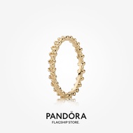 Pandora 14K Gold Floral Elegance Ring