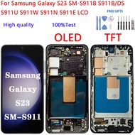 For Samsung Galaxy S23 SM-S911B S911B/DS S911U S911W S911N S911E LCD Display Touch Screen Digitizer 