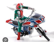 日版 全新 幪面超人V3 真骨雕 SHF 颶風號電單車