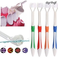 Kids Adults Specialty 3-Sided Toothbrush for Special Needs Easier Oral Cleaner Gum Care