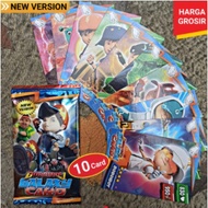 Boboiboy CARD Toys 1 Pack Of 10/UNO CARD/TRADING CARD/BOBOIBOY GALAXY