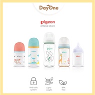 Ready Stock  Original Pigeon SofTouch Wide-Neck PPSU Nursing Bottle Authentic Pigeon Baby Susu Bottle Milk Bottle