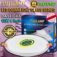[Local Seller] Glass LED Downlight Round Square Recessed Glass Downlight Daylight 3 Color [2 Years W