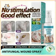 Pet Wound Spray Pet Antibacterial Spray for Skin 30ml Wound Repair Fluid for Dogs and Cats