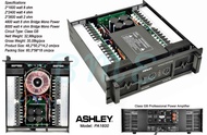 Power Amplifier ASHLEY PA1600 / PA 1600 Original Ashley