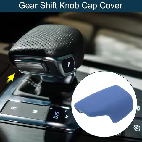 UXCELL Gear Shift Knob Cap Cover for Audi A4 B9 A5 Q5 Q5L A6 Q7 S4 S5 Blue Console