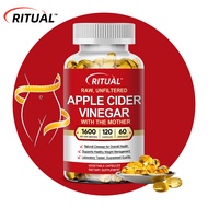 Ritual Apple Cider Vinegar Capsule Digestion, Metabolism & Weight Loss Management Supplement,120 cap