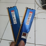 RAM DUAL CHANEL 2X8 16 GB DDR3 1600MHZ KINGSTONE FURY