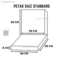 [readystock]™☄A Sarung Kusyen Segi Empat Petak standard 14 in 1 ( 14pcs ) Square Cushion Cover