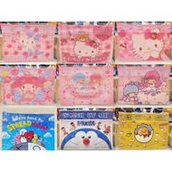 sanrio disney Plastic File And Cartoon Pattern Can Hold 2 Documents Zip Pockets Size B4 (Can A4 Docu