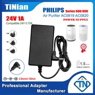 24V 0.75A / 1A AC/DC Adapter for Philips Series 600 800 Air Purifier AC0819 AC0820 AC0830 AC0850 AC0