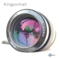 เลนส์มือหมุน Nikon Nikkor 135mm F2.8(22) king Portrait สภาพดีระดับ Excellent พร้อม ฝาหน้าท้าย