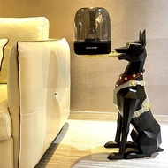 Entrance]Desktop Nordic Light Luxury Gift[Doberman Dog Figurine Collectible Internet Celebrity Livin