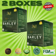 2 BOXES IAM Amazing Pure Organic Barley powdered drink mix from Australia, 100%, AUTHENTIC, ORIGINAL, IAM Worldwide Amazing Products, barley grass powder, green barley, organic barley, pure barley, barley, NEW STOCKS, (10 Sachets)