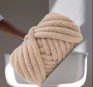 自家設計 粗冷 韓國泰迪熊絨毛線 坐墊 抱枕 靠枕 球 袋 可選毛線或成品