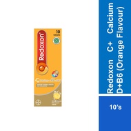 Redoxon C + Calcium + D + B6 Effervescent Tablet - Orange (10's)